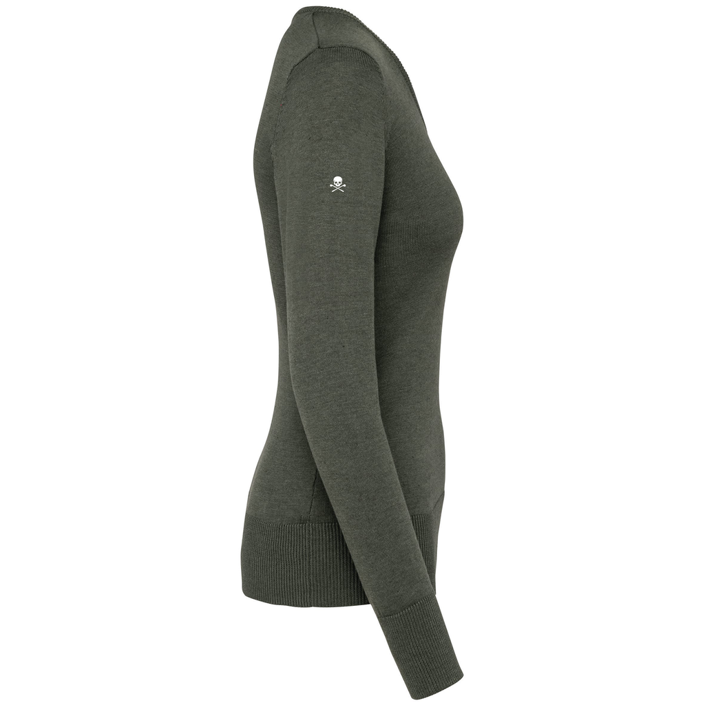 Pull Femme Col V Vert - Fairway Rebels - Fairway Rebels golf
