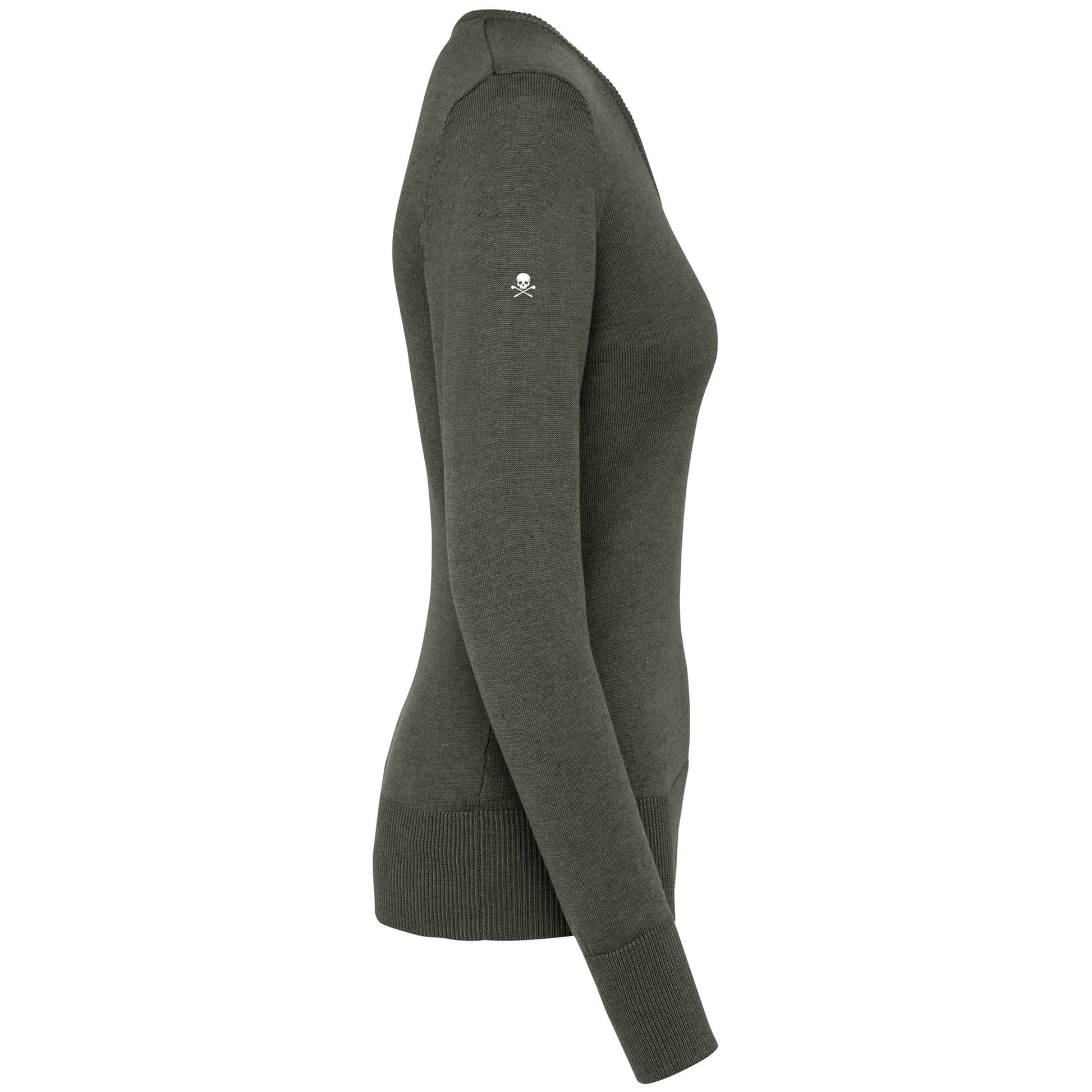Pull Femme Col V Vert - Fairway Rebels - Fairway Rebels golf