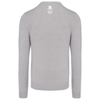 Pull Col Rond Homme Skull Gris - Fairway Rebels golf