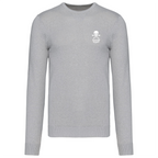 Pull Col Rond Homme Skull Gris - Fairway Rebels golf