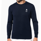 Pull Col Rond Homme Skull Bleu Marine - Fairway Rebels golf