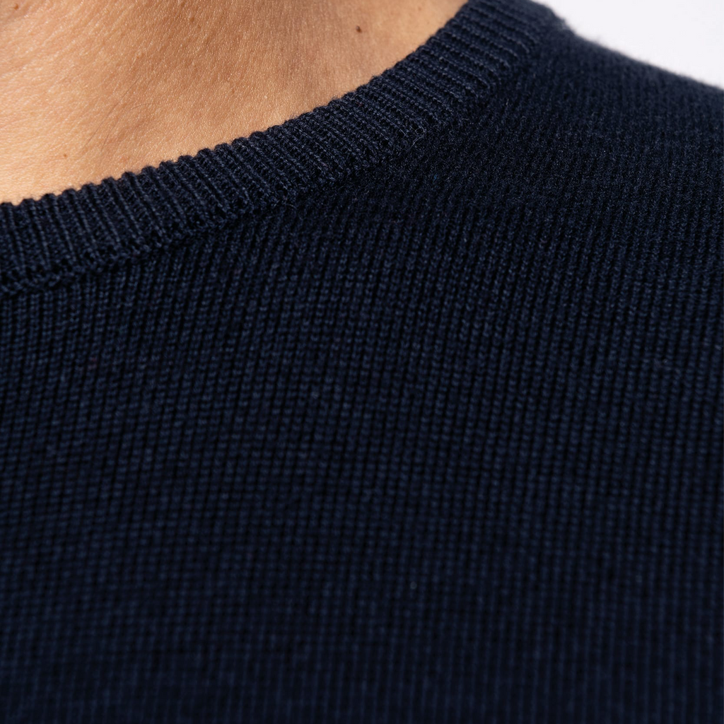 Pull Col Rond Homme Skull Bleu Marine - Fairway Rebels golf