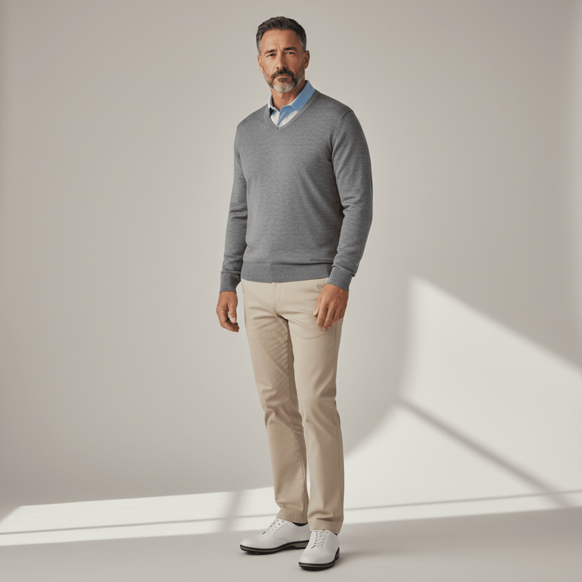 Pull Golf Mérinos Col V - Fairway Rebels-  129.00 EUR