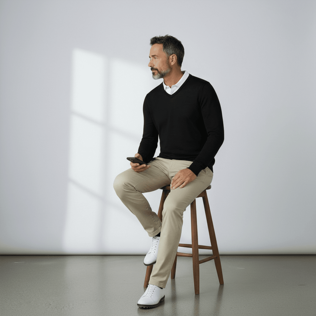 Pull Golf Mérinos Col V - Fairway Rebels-  129.00 EUR