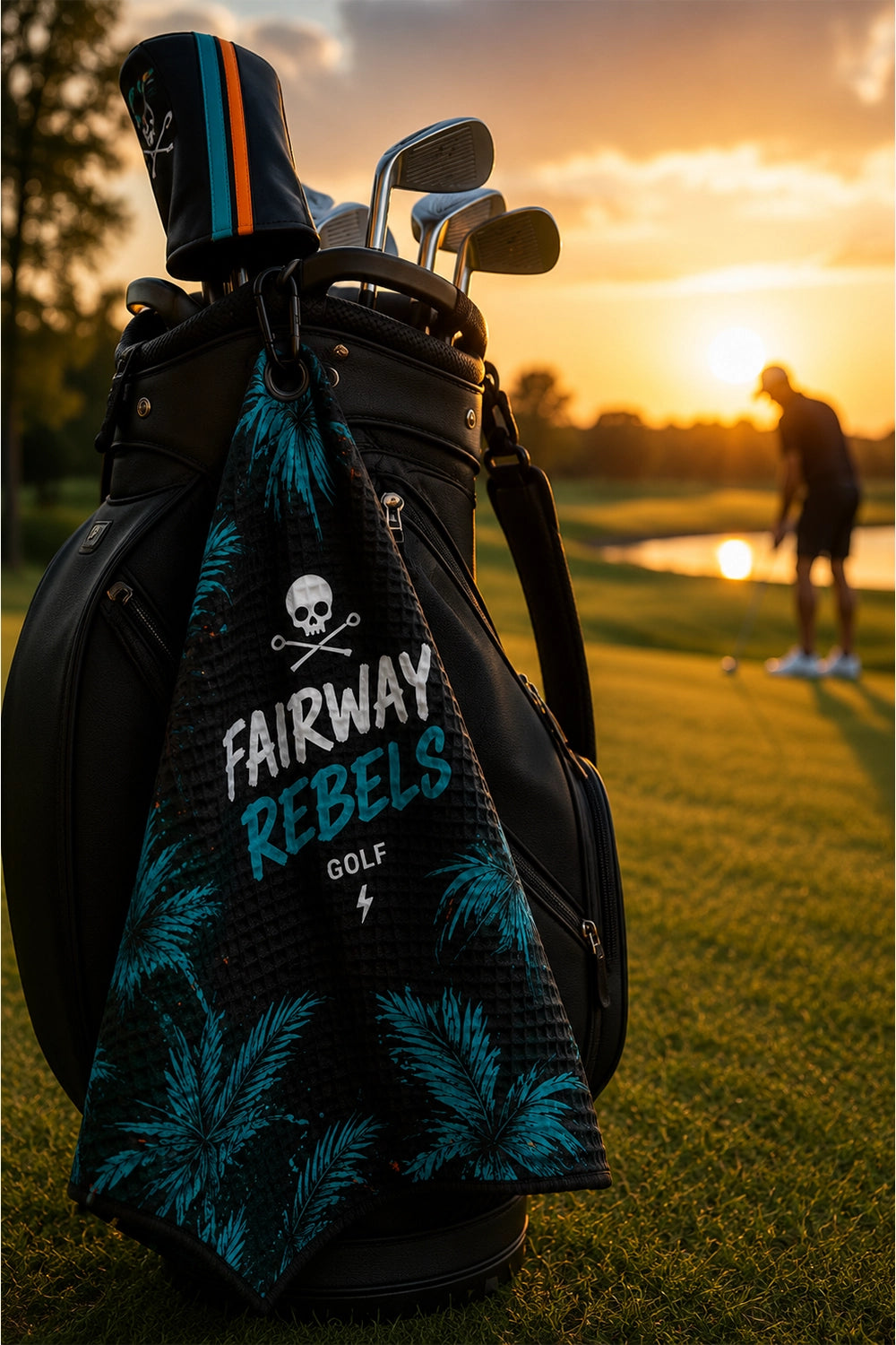 Palm Golf Towel
