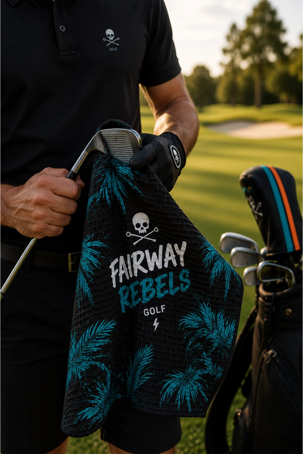 Palm Golf Towel