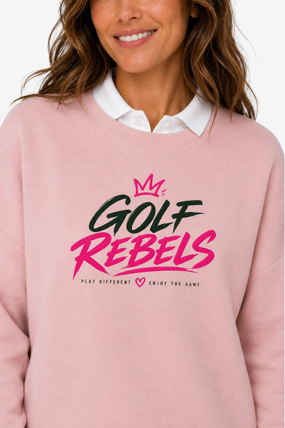Sweatshirt Golf Damen, locker geschnitten