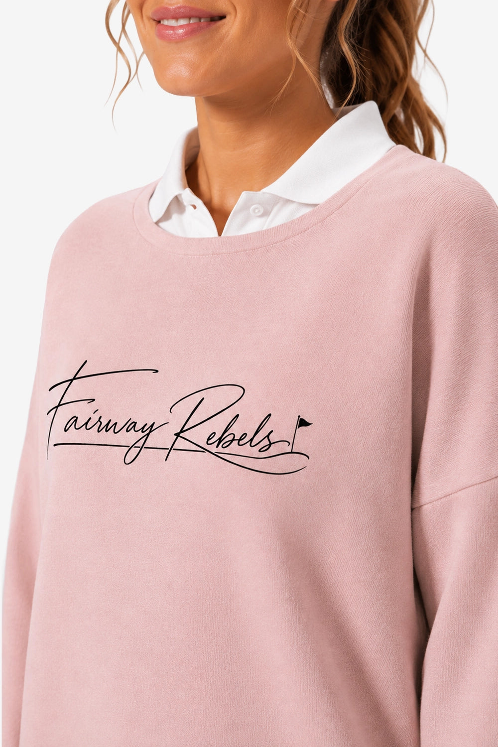 Sweatshirt Golf Damen, locker geschnitten