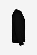 Sweat Golf Fille Noir Col Rond
