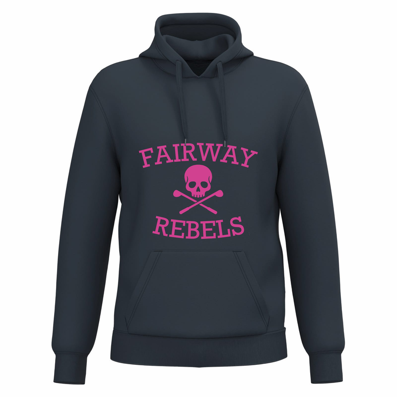 Sweat à Capuche Bleu Marine & Rose Fairway Rebels - Fairway Rebels golf