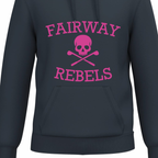 Sweat à Capuche Bleu Marine & Rose Fairway Rebels - Fairway Rebels golf