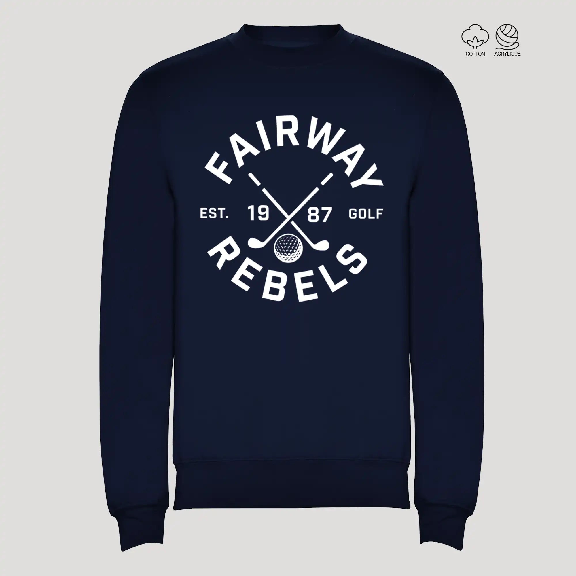 Sweat Golf Homme Est 1987 Fairway Rebels - Fairway Rebels-  54.00 EUR