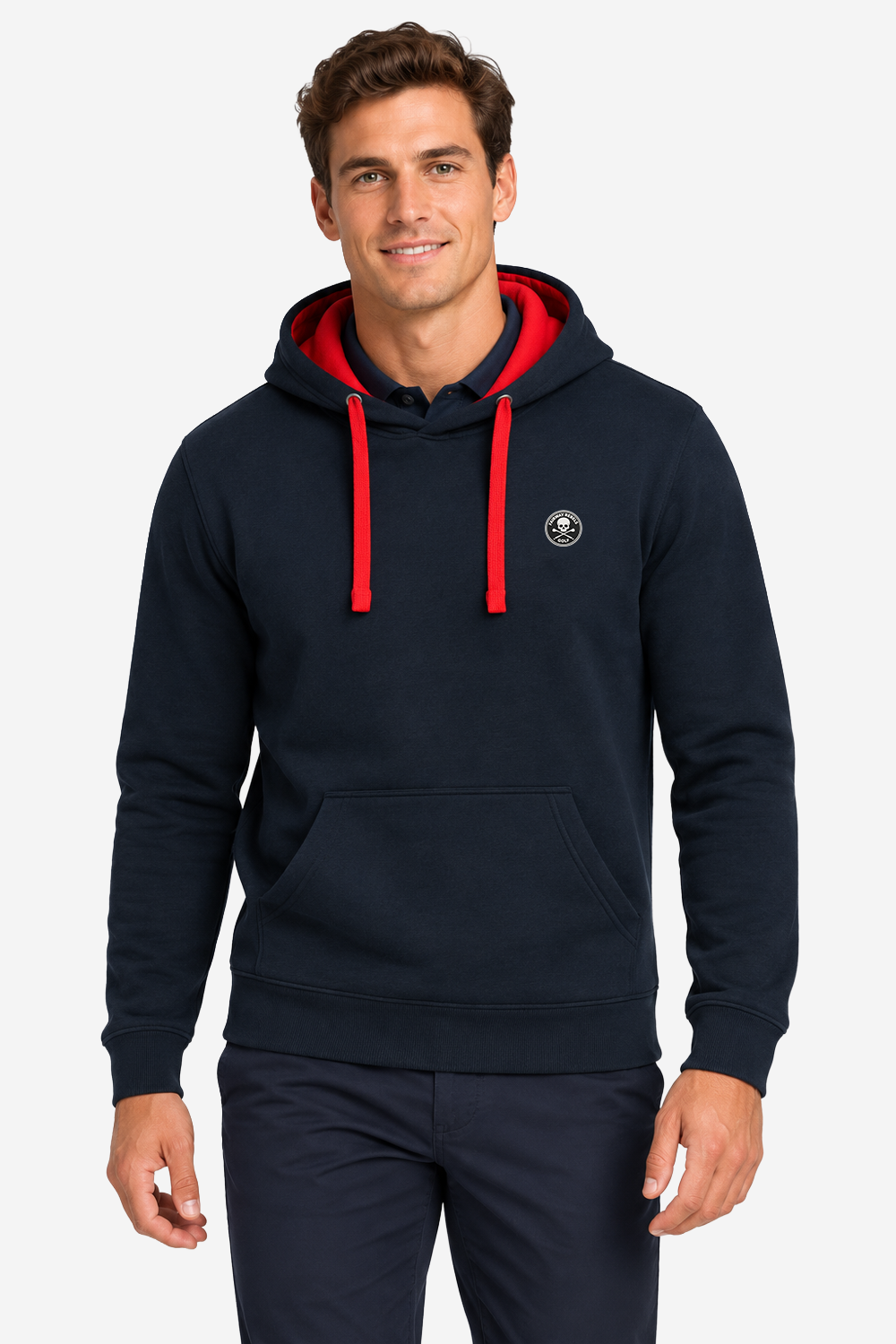Sweat Golf Homme Contrasté