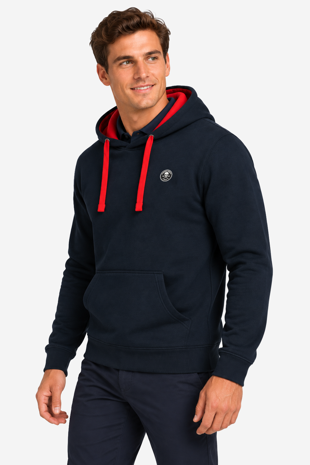 Sweat Golf Homme Contrasté