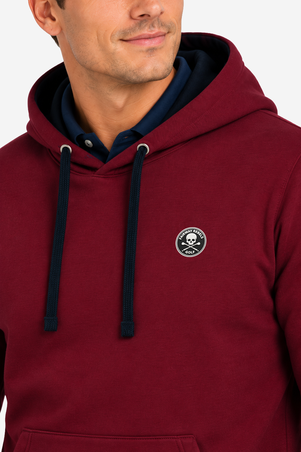 Sweat Golf Homme Contrasté