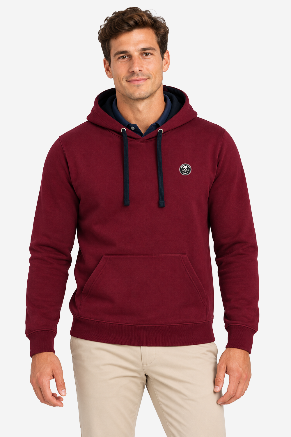 Sweat Golf Homme Contrasté
