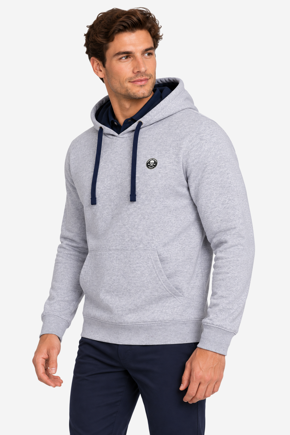 Sweat Golf Homme Contrasté