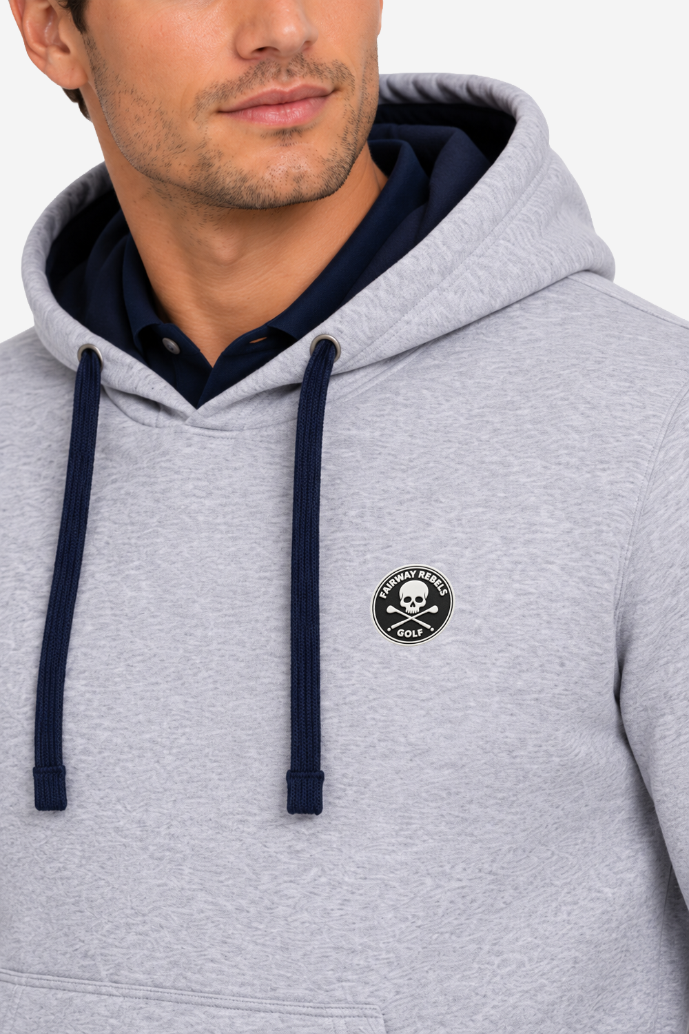 Sweat Golf Homme Contrasté