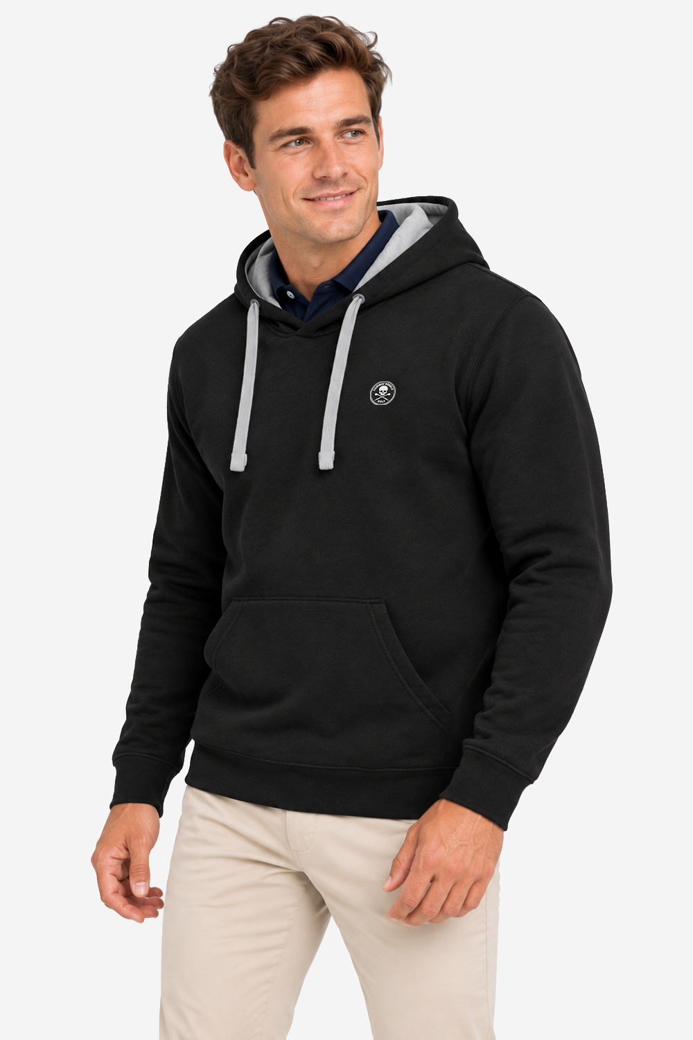 Sweat Golf Homme Contrasté