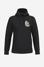 Sweat à capuche homme noir, logo « No Rules Juste Golf » sur la poitrine