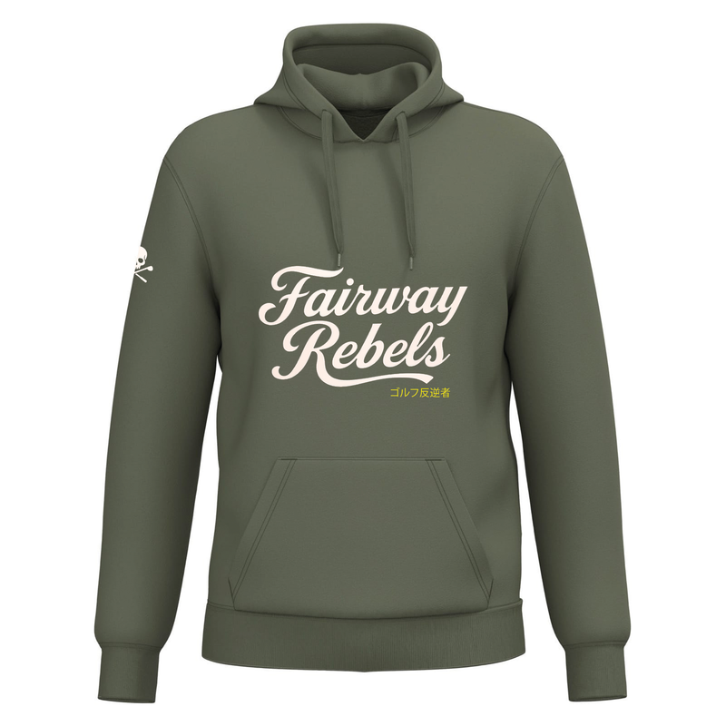 Sweat à Capuche Vert Fairway Rebels J25 - Fairway Rebels golf