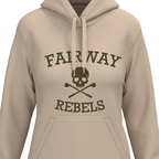 Sweat à Capuche Femme Beige Original - Fairway Rebels golf