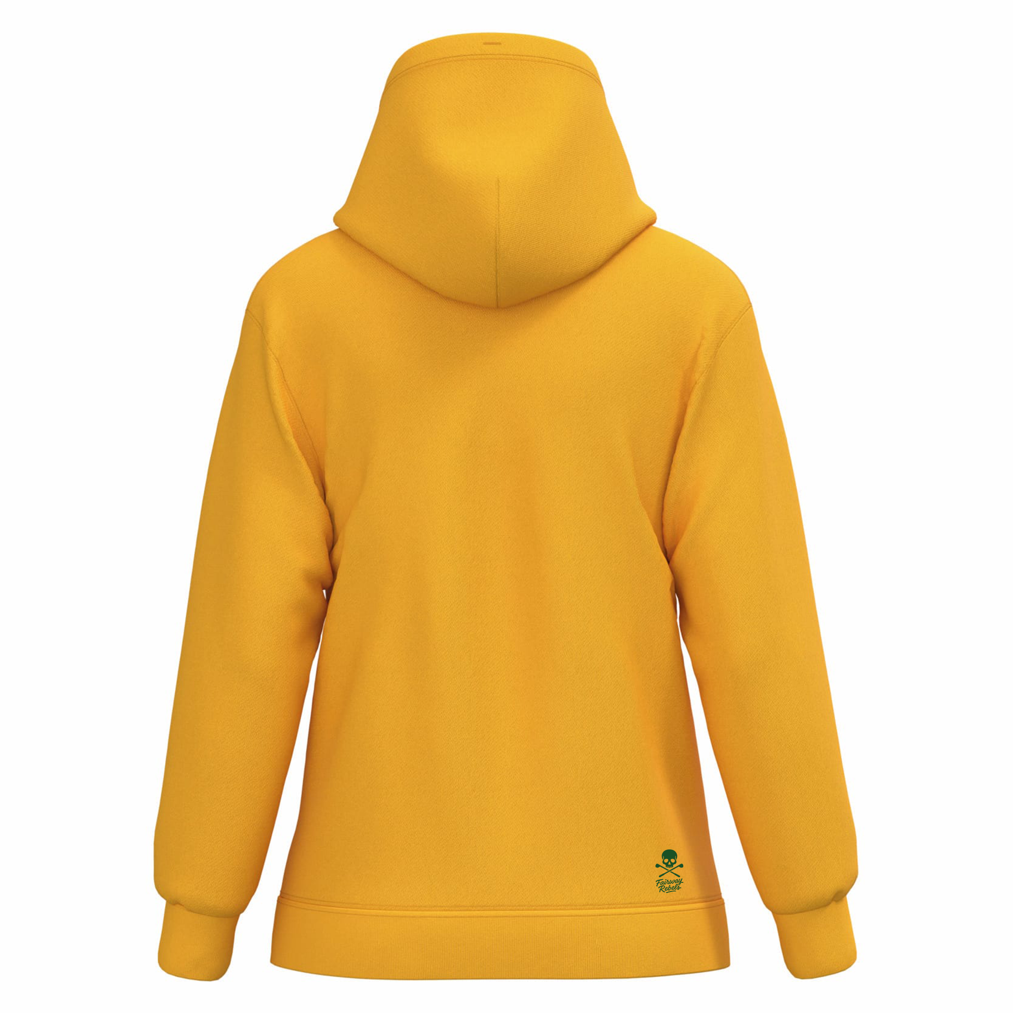 Sweat à Capuche Femme Jaune Original - Fairway Rebels golf