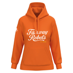 Sweat à Capuche Femme Orange Fairway Rebels J25 - Fairway Rebels golf