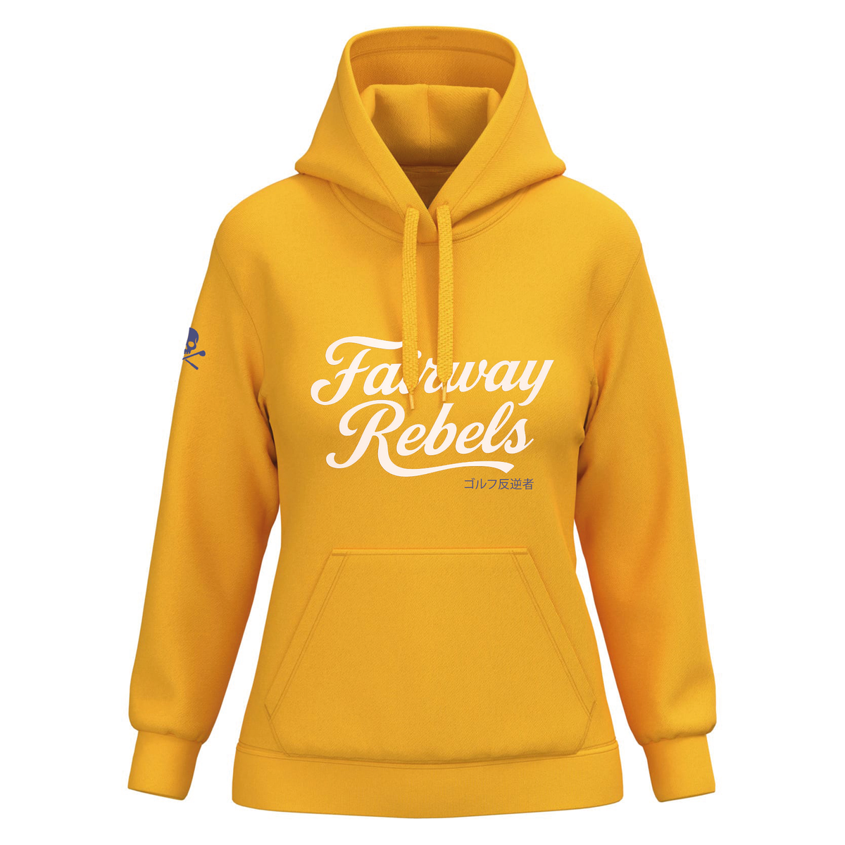 Sweat à Capuche Femme Jaune Fairway Rebels J25 - Fairway Rebels golf