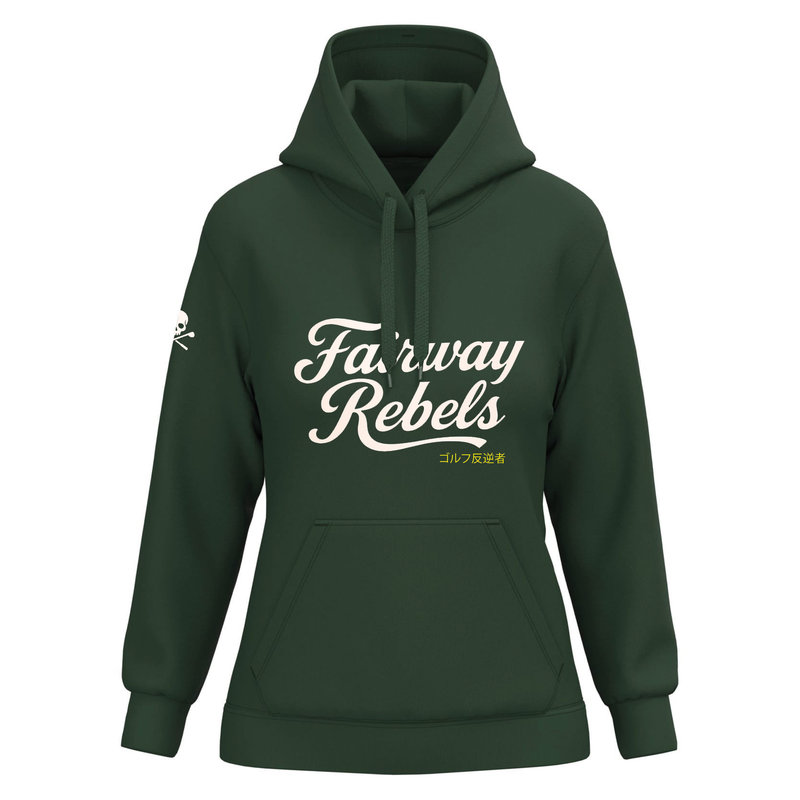 Sweat à Capuche Femme Vert Fairway Rebels J25 - Fairway Rebels golf