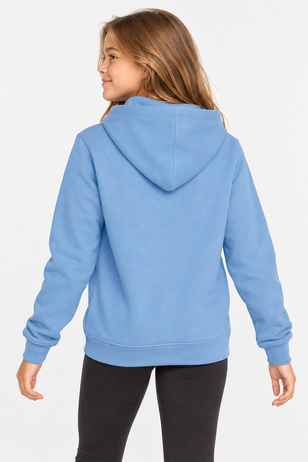 Golf-Sweatshirt für Mädchen, himmelblau