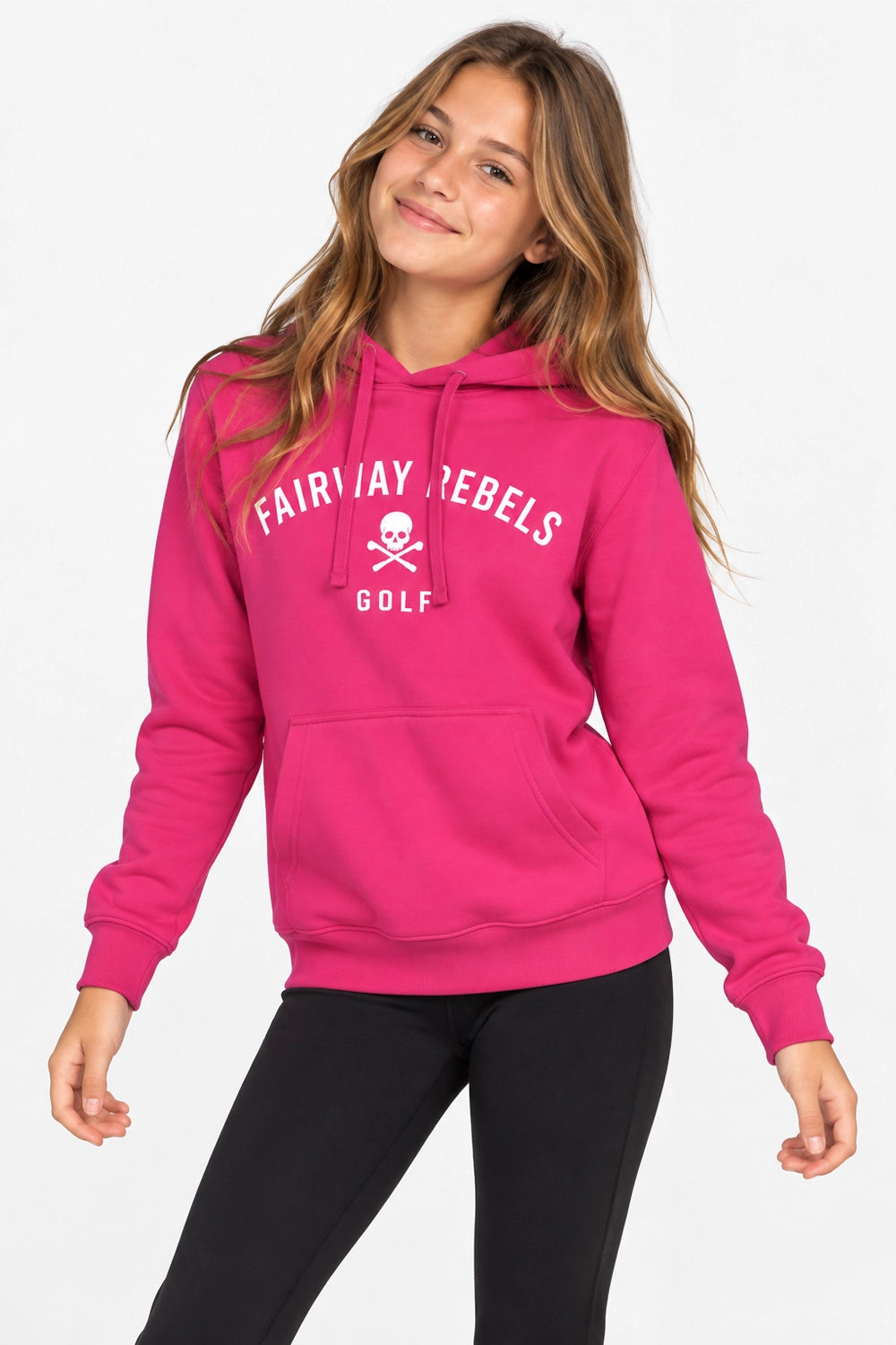 Sweat Golf Fille Fushia