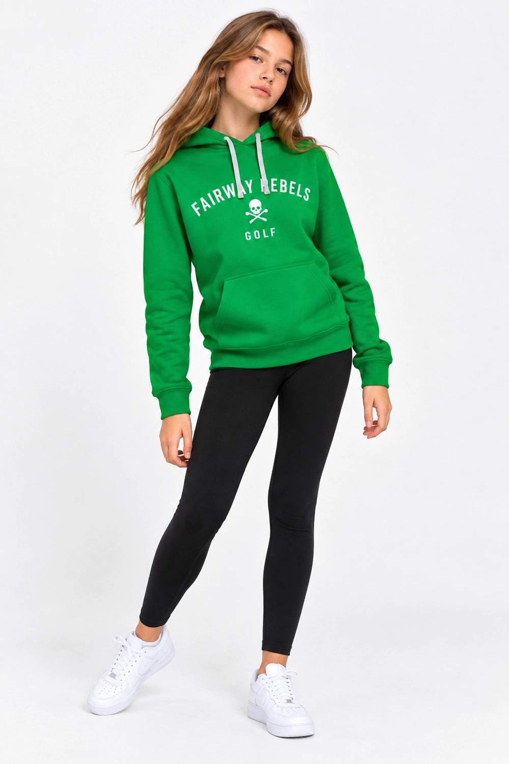 Grüner Golf-Sweatshirt für Mädchen