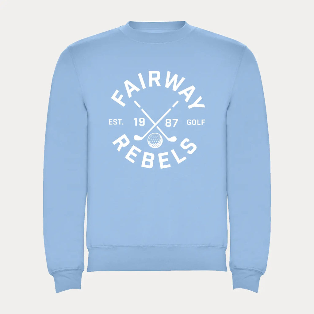 Sweat Golf Enfant 1987 Bleu Ciel - Fairway Rebels