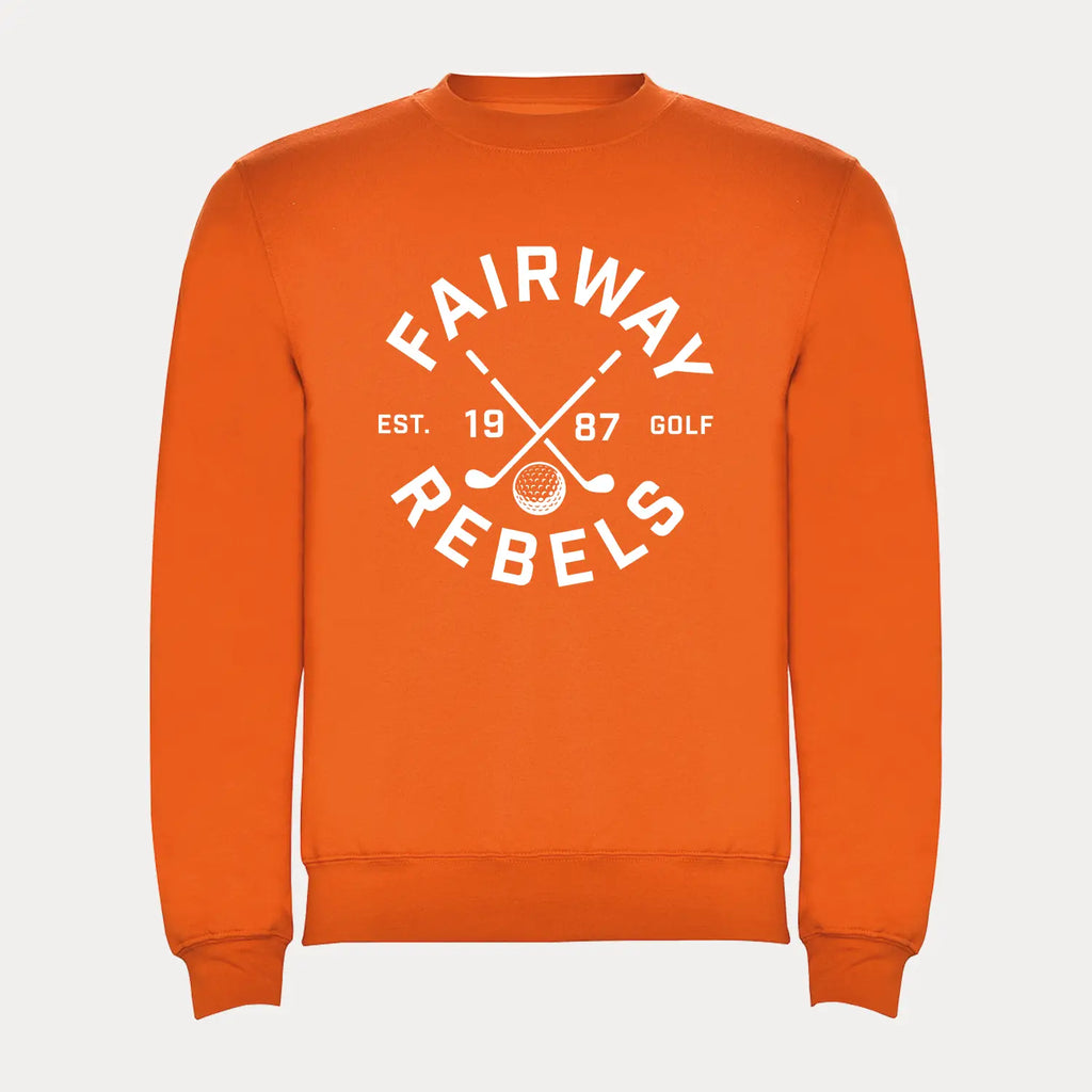 Sweat Golf Enfant 1987 Orange - Fairway Rebels