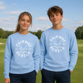 Kinder Golf Sweatshirt 1987 Himmelblau
