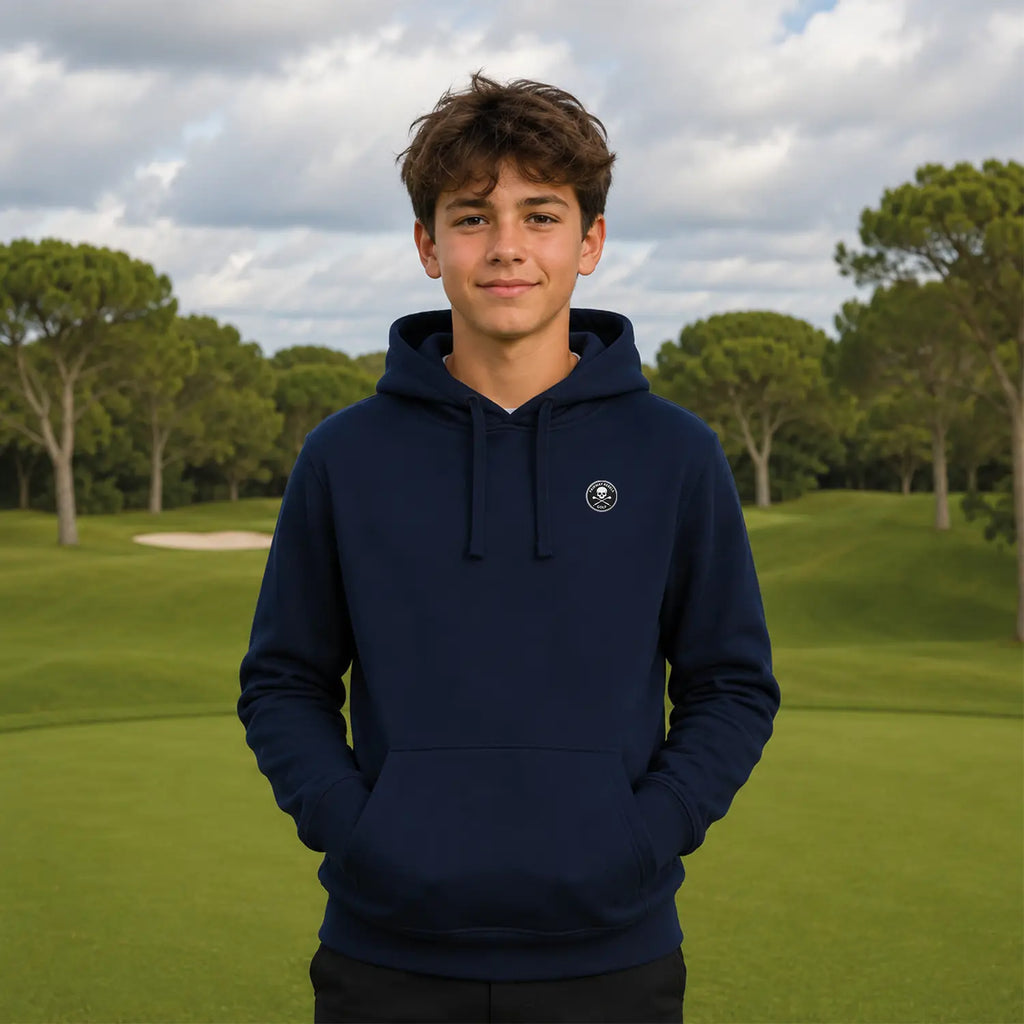Golf-Hoodie für Kinder in Marineblau