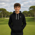 Golf-Kapuzenpullover für Kinder, Schwarz