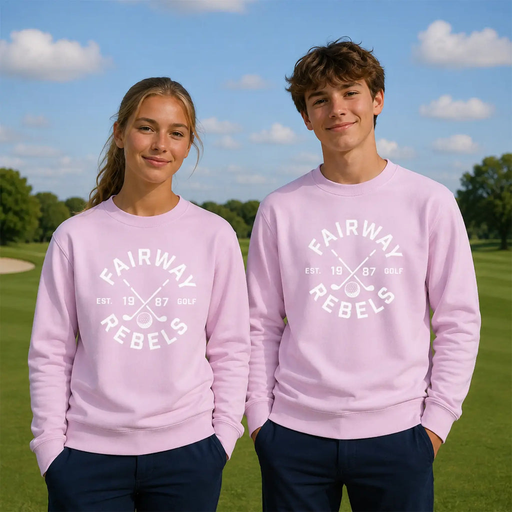 Kinder-Golf-Sweatshirt 1987 Rosa