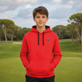 Roter Golf-Hoodie für Kinder