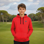Roter Golf-Hoodie für Kinder