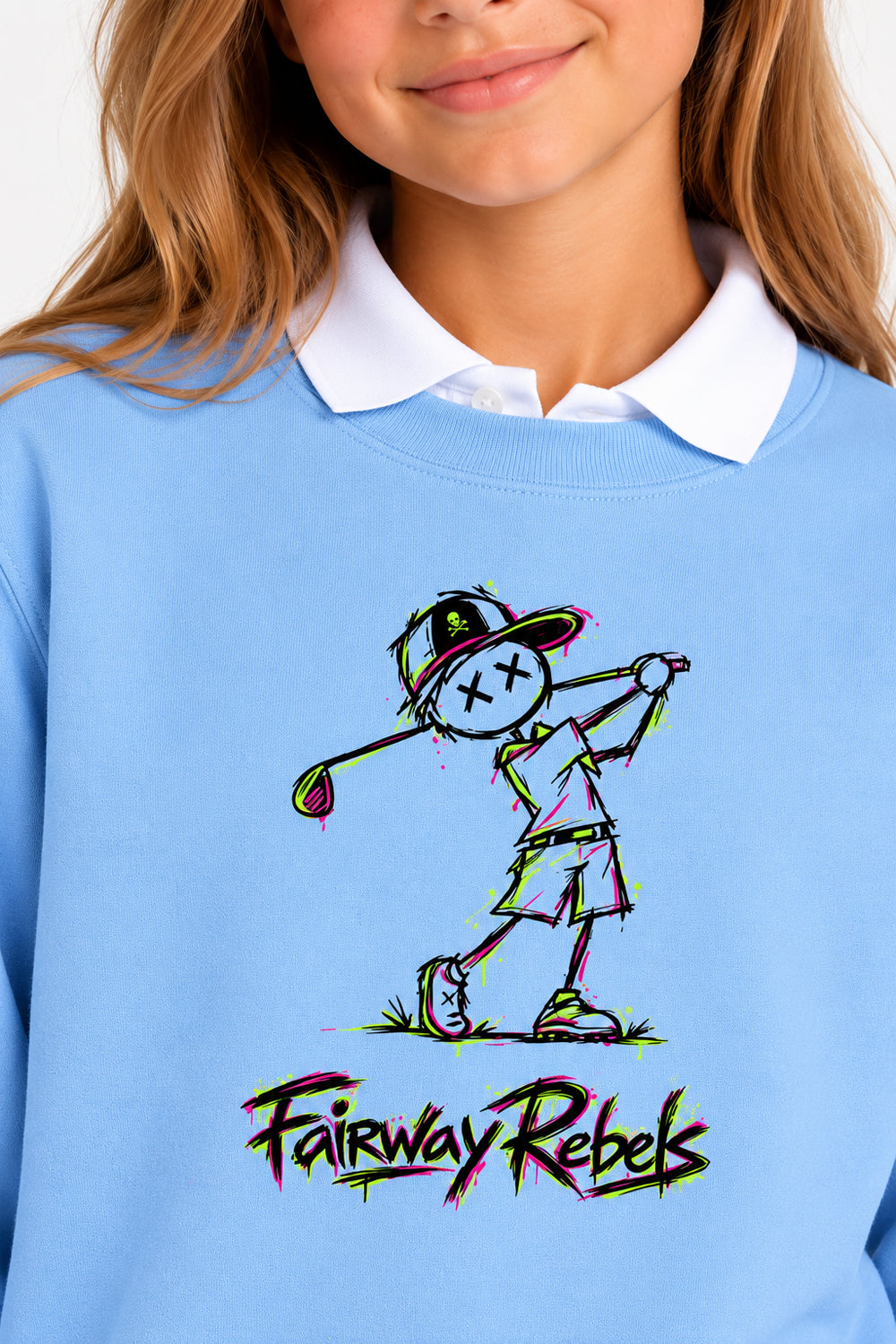 Grüner Golf-Pullover für Jungen