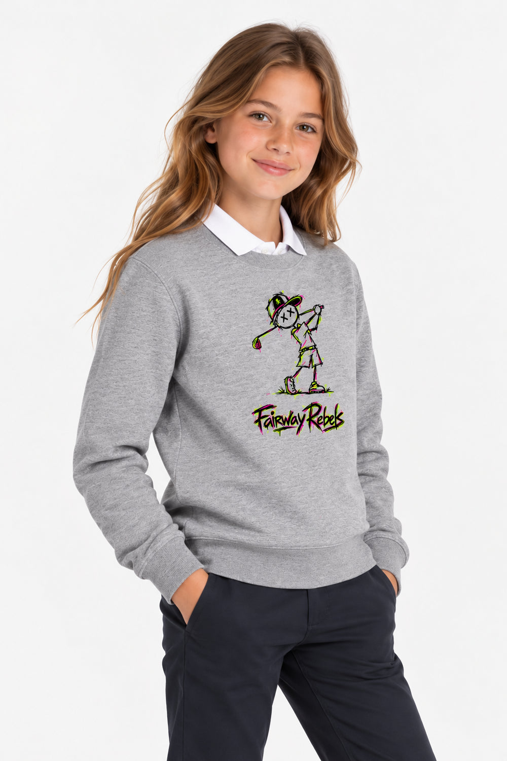 Grüner Golf-Pullover für Jungen
