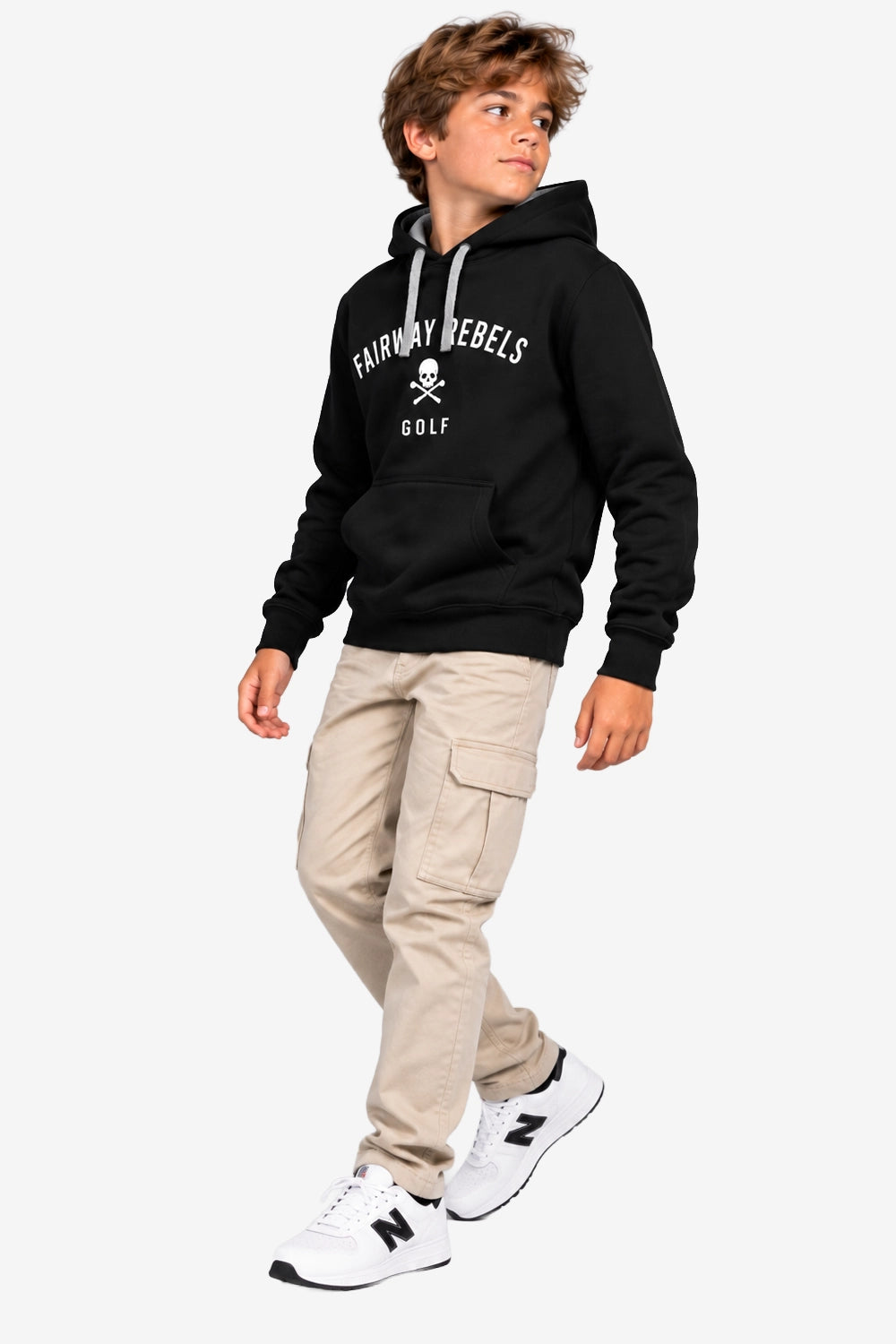 Schwarzer Golf-Sweater für Jungen