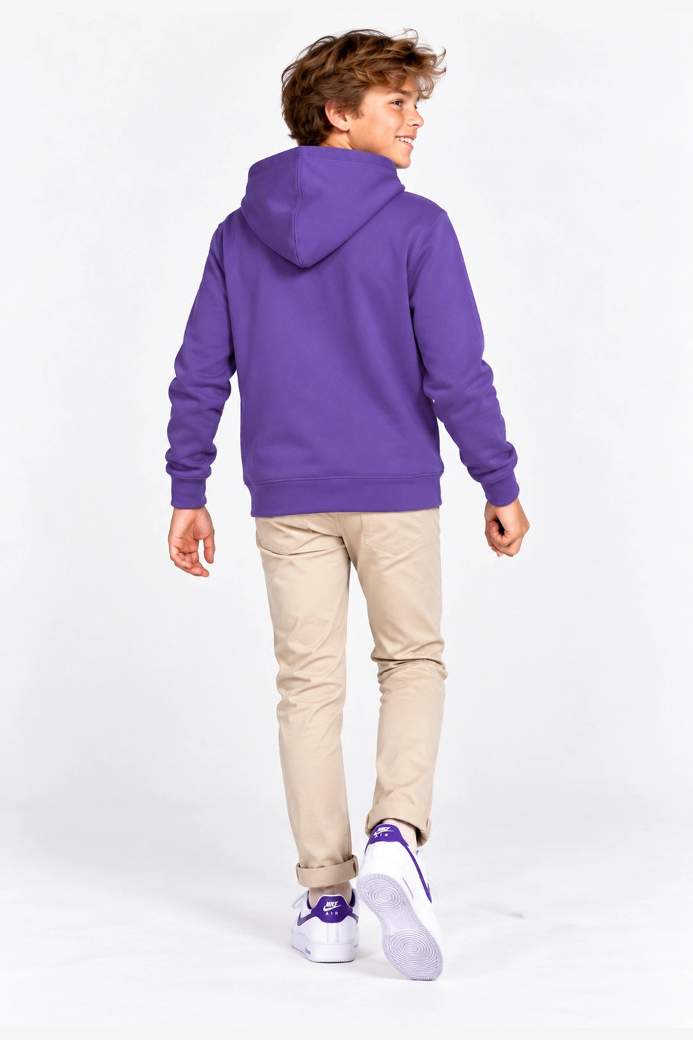 Sweat Golf Garçon Violet