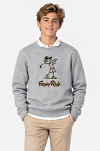 Grüner Golf-Pullover für Jungen