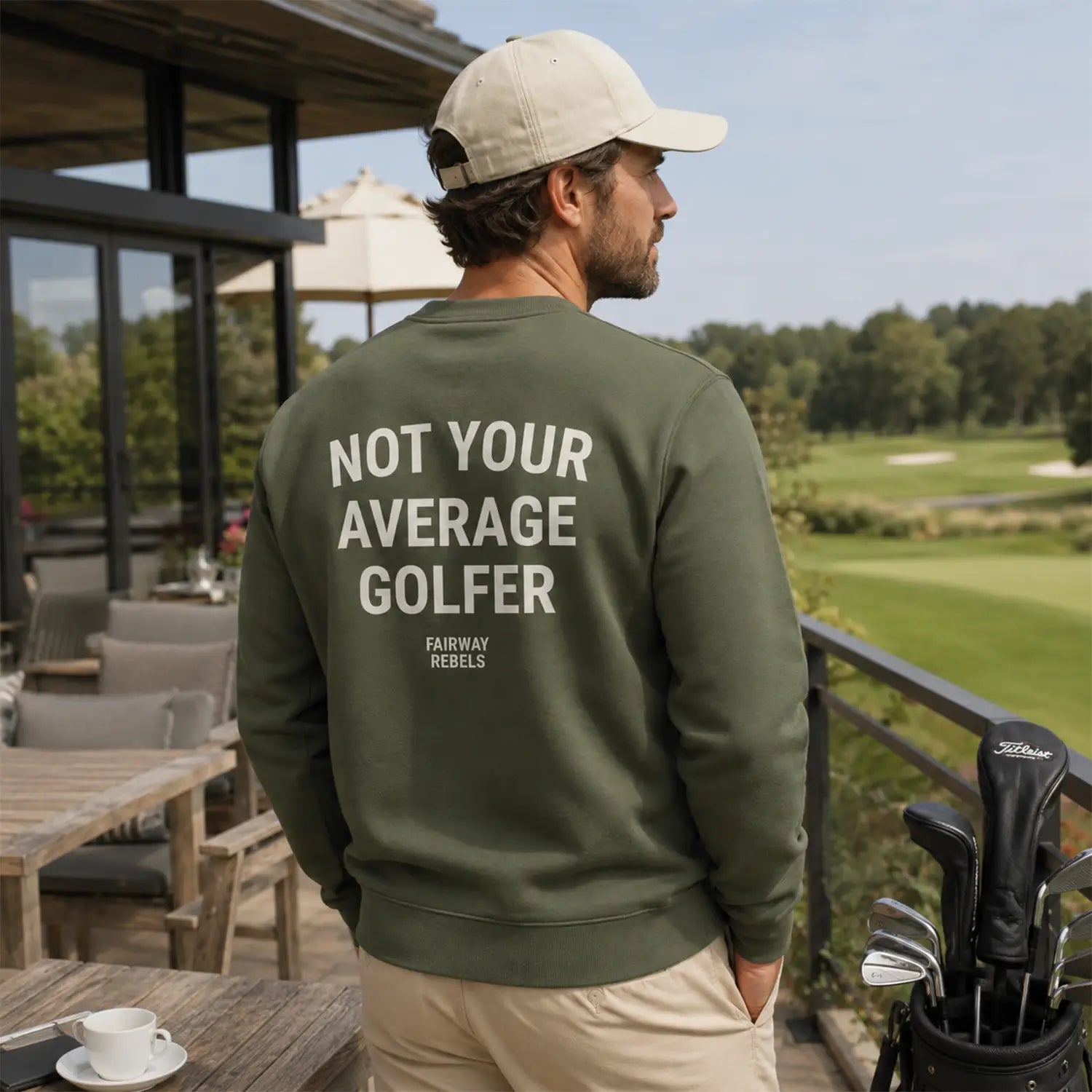 Sweat Golf Homme "Not Your Average Golfer" - Vêtement et accessoire de golf Fairway Rebels
