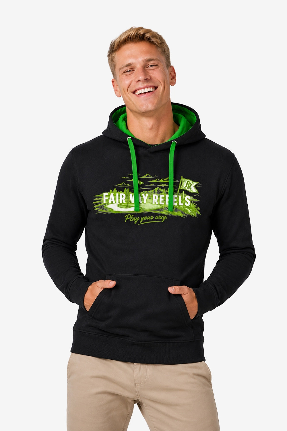 Sweat Golf Homme Green