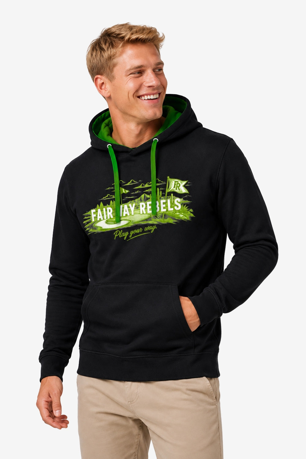Sweat Golf Homme Green