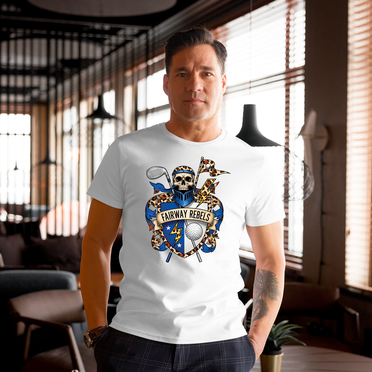 T-shirt unisexe Blason Fairway Rebels - Fairway Rebels golf